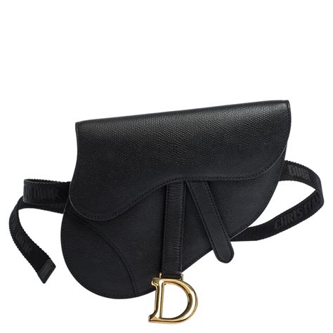 dior saddle belt bag black|dior saddle bag authenticity.